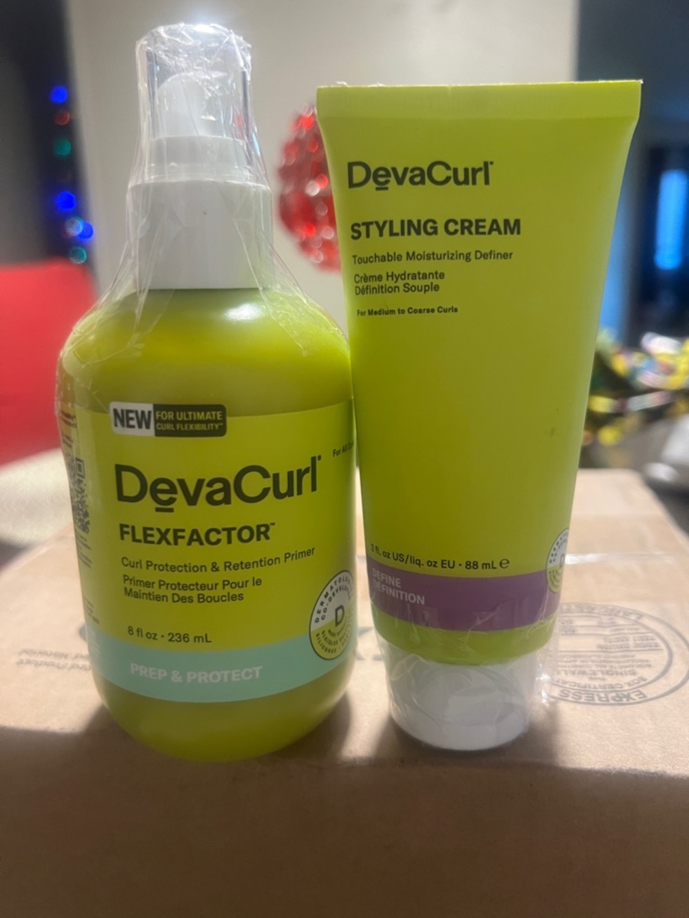 DevaCurl FlexFactor Primer & Styling Cream - Lime Green Duo